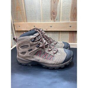 Wolverine Mens Waterproof Hiking Boots Size 10 Suede Brown & Black Outdoor